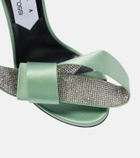 Area x Sergio Rossi Marquise satin sandals