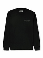 FEAR OF GOD ESSENTIALS - Ages 4-12 Logo-Print Cotton-Jersey T-Shirt - Black