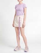 Icon Denim Womens Denim skirt Ivory