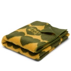 Human Made Men's Heart Fleece Blanket in Olive Drab 