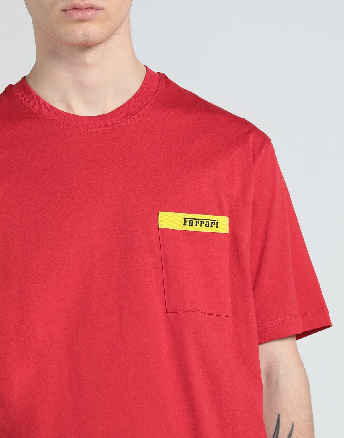 Ferrari Mens T-shirt in Red