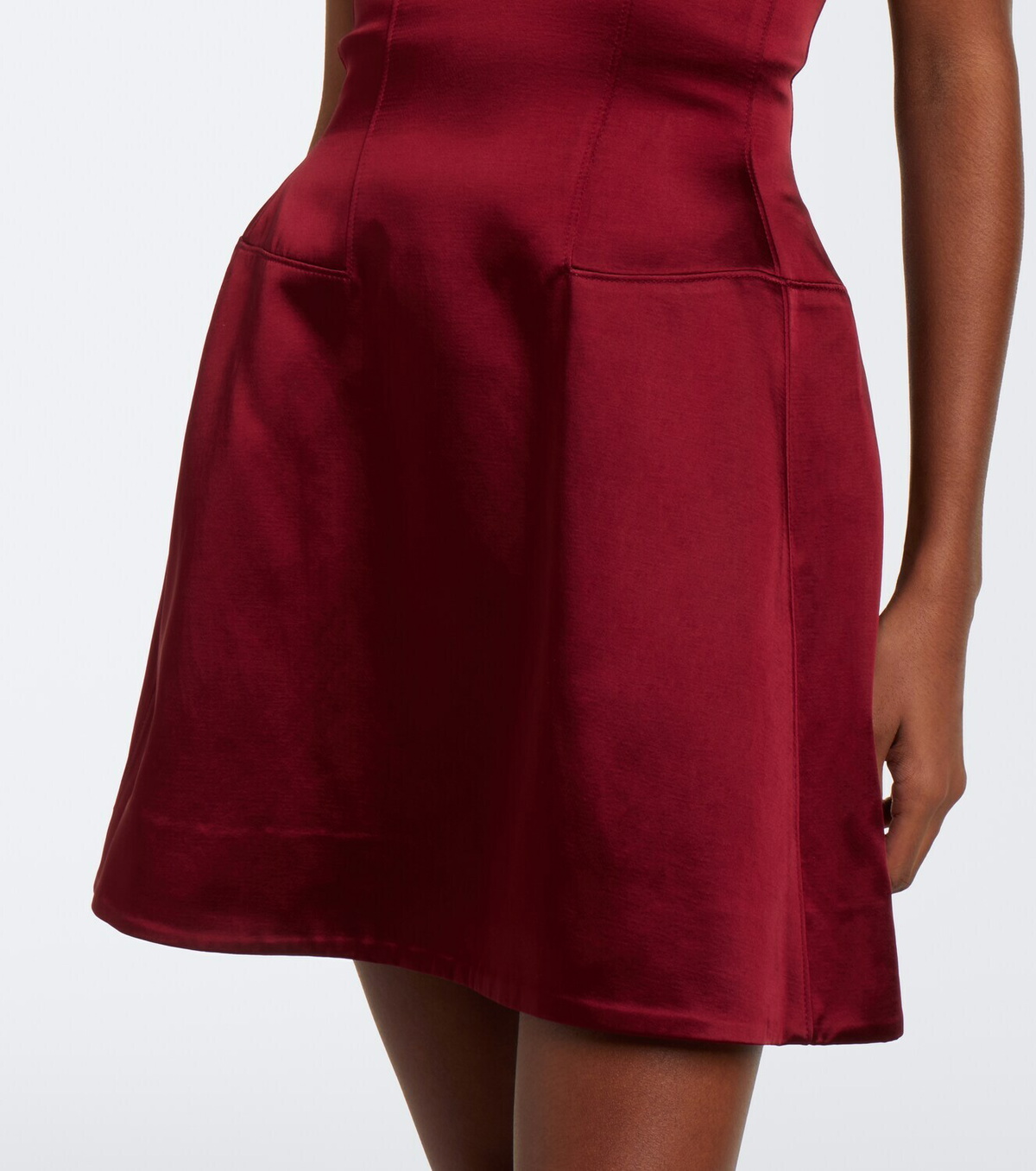 Shushu/Tong Off-shoulder cotton-blend minidress