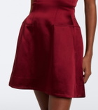 Shushu/Tong Off-shoulder cotton-blend minidress