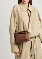 Loewe X Suna Fujita Puzzle Edge Hamster Mini Leather Cross-body bag - Brown - One Size