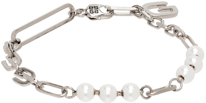Photo: Givenchy Silver 'G' Link Bracelet