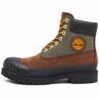 Timberland Men's 6" Premium Rubber Toe Boot in Brown/Green/Black