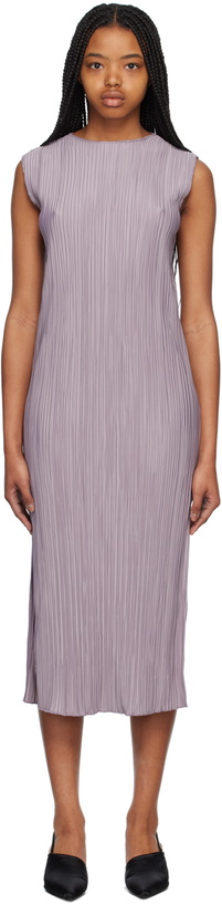 Photo: ANINE BING Purple Melanie Midi Dress