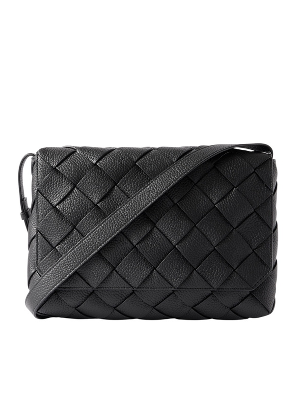 Photo: Bottega Veneta - Large Diago Intrecciato Full-Grain Leather Messenger Bag