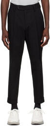 Boss Black Cotton Trousers