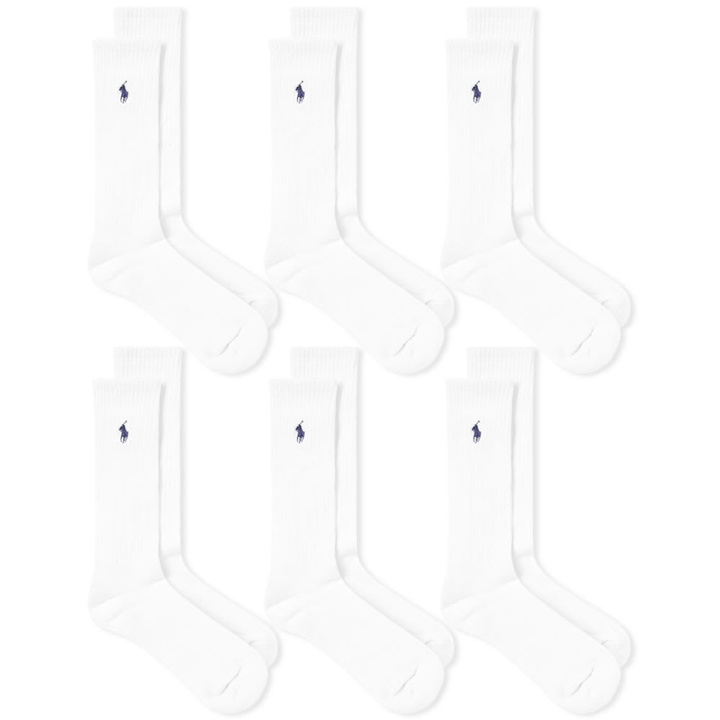 Photo: Polo Ralph Lauren Sport Sock - 6 Pack