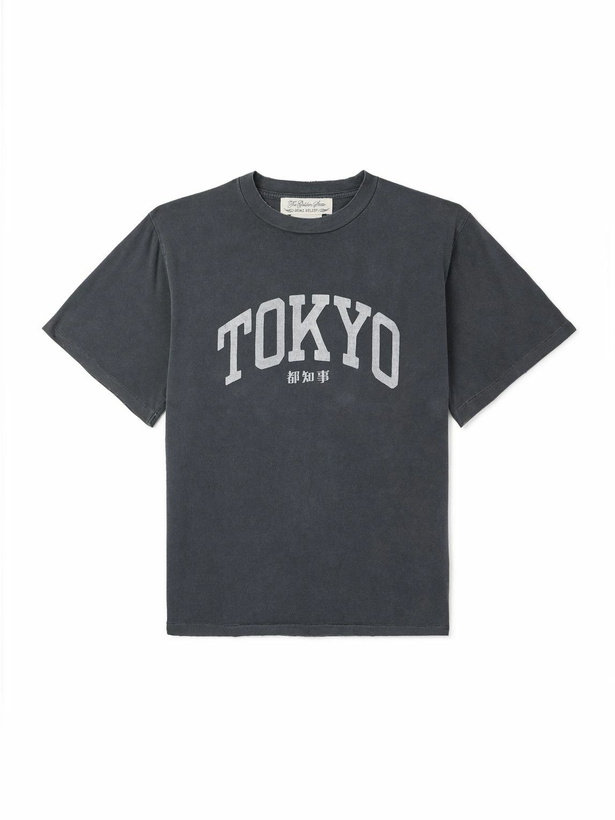 Photo: Remi Relief - Printed Cotton-Jersey T-Shirt - Black