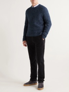Massimo Alba - Simon Slim-Fit Alpaca-Blend Sweater - Blue