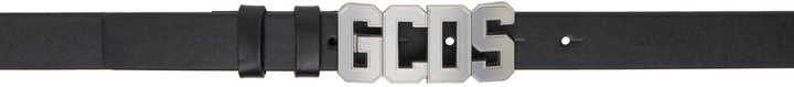 Photo: GCDS Black Classic Logo Belt