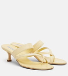 Manolo Blahnik Susa leather thong sandals