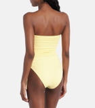 Melissa Odabash Sydney ruched bandeau swimsuit