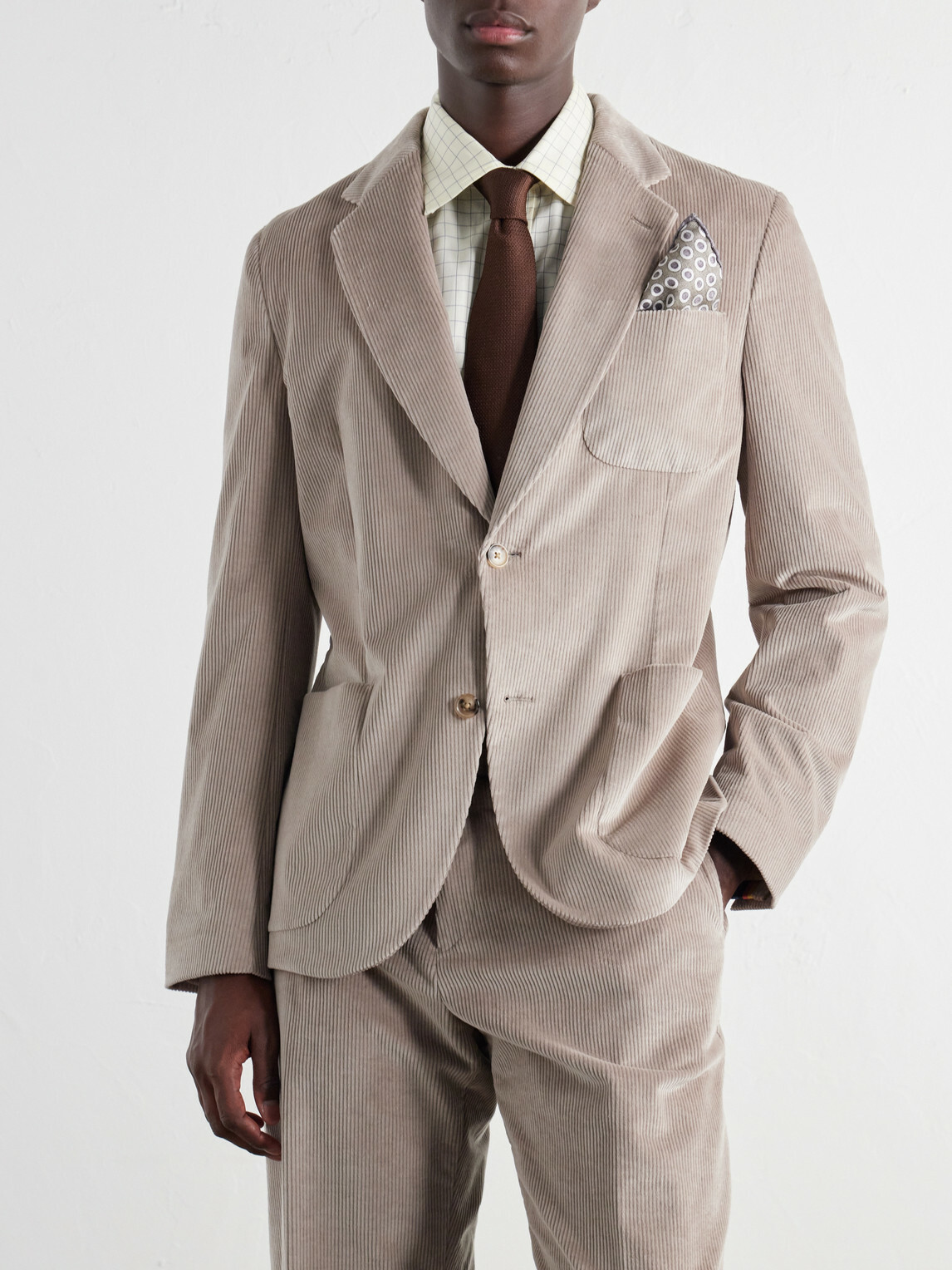 Paul Smith - Cotton-Stretch Corduroy Suit Jacket - Neutrals