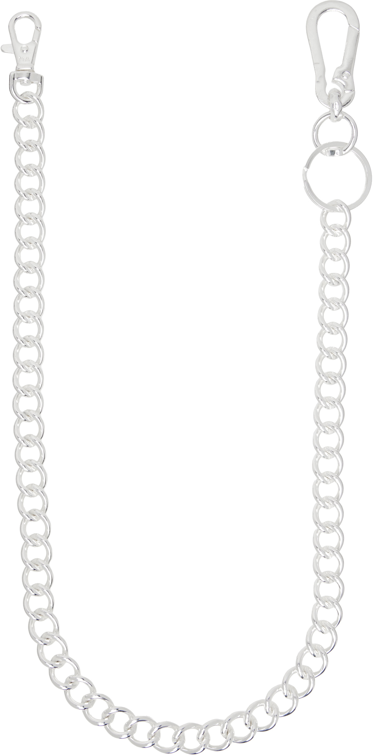 Martine Ali Silver Coil Ball Wallet Chain Martine Ali