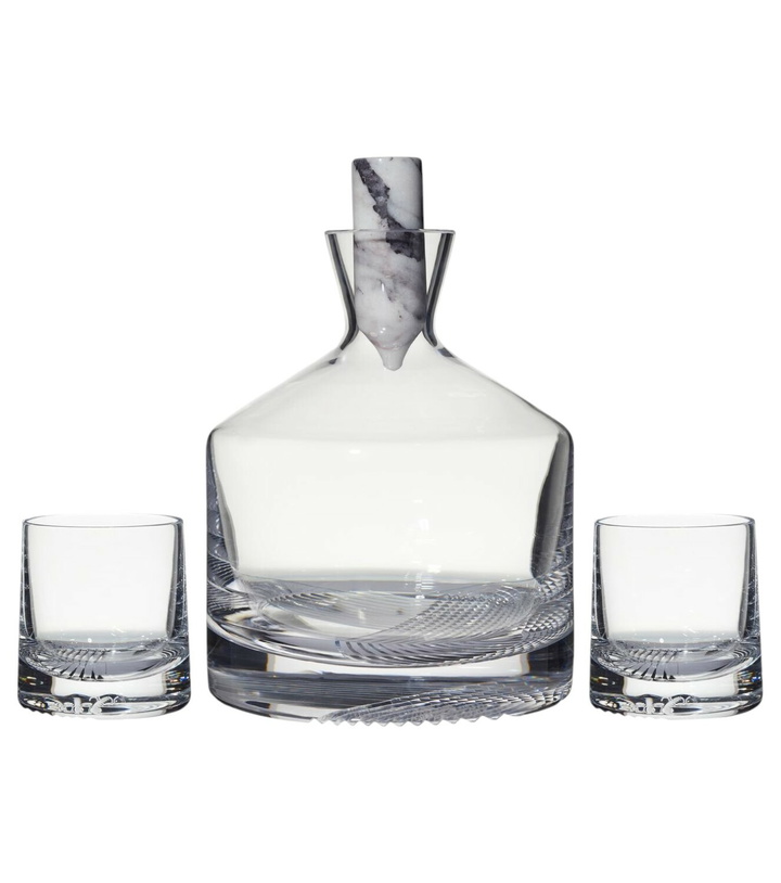 Photo: Nude Alba whiskey decanter and glass set