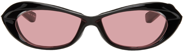 Photo: FACTORY900 SSENSE Exclusive Black FA-241 Sunglasses