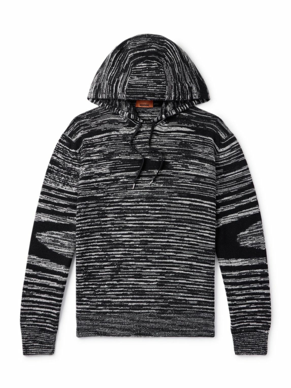 Missoni - Jacquard-Knit Wool Hoodie - Blue Missoni