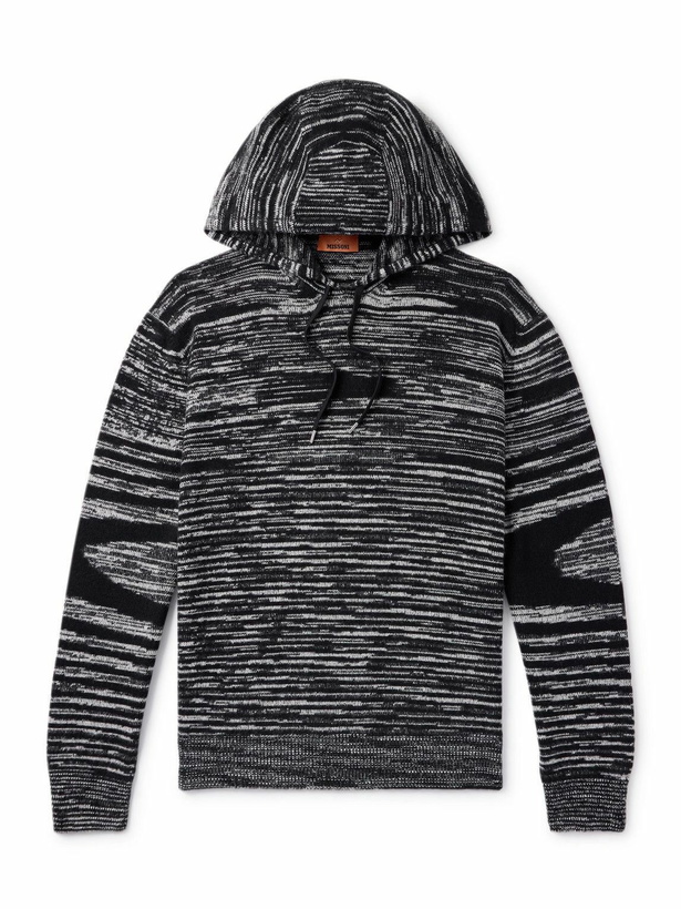 Photo: Missoni - Space-Dyed Cashmere Hoodie - Black