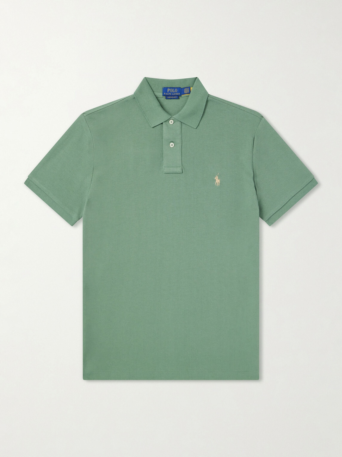Polo Ralph Lauren - Logo-Embroidered Cotton-Piqué Polo Shirt - Green