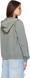 Acne Studios Khaki Mended Fleece Hoodie