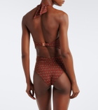Johanna Ortiz Gathered printed bikini bottom