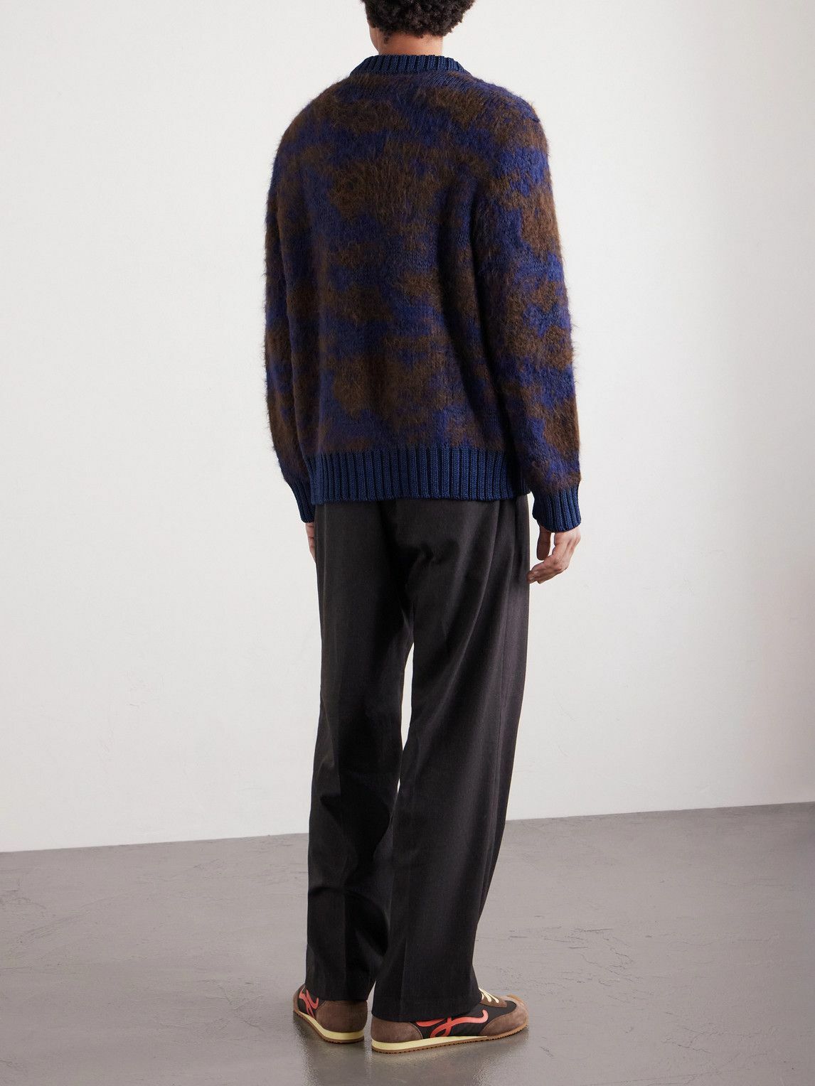 Corridor - Cotton-Blend Zip-Up Cardigan - Blue