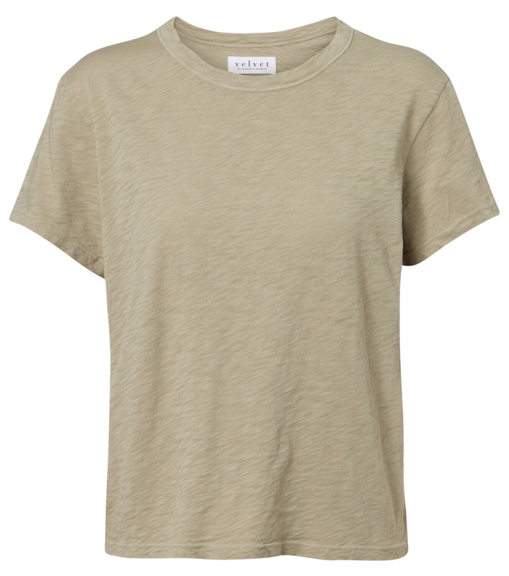 Photo: Velvet Marika cotton jersey T-shirt