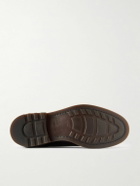 Brunello Cucinelli - Leather Derby Shoes - Burgundy