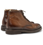 Officine Creative - Stanford Burnished-Leather Boot - Brown