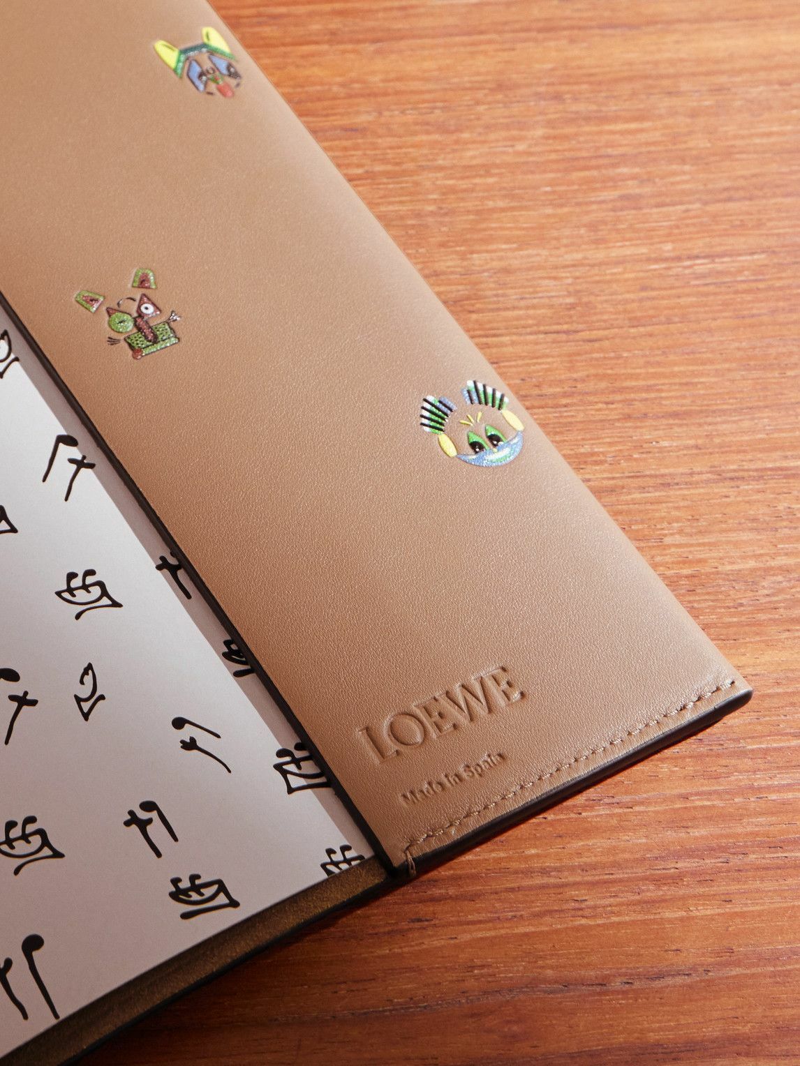 LOEWE - x Louis Wain Leather Notebook