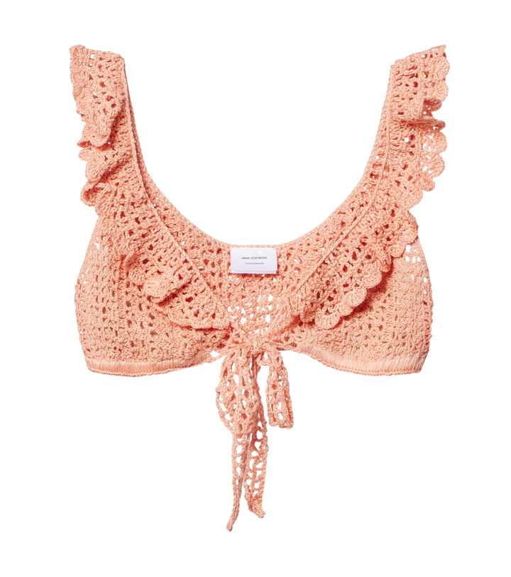 Photo: Anna Kosturova Crochet bra top