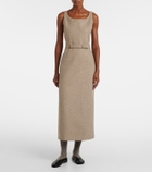 The Row Vadira wool midi dress