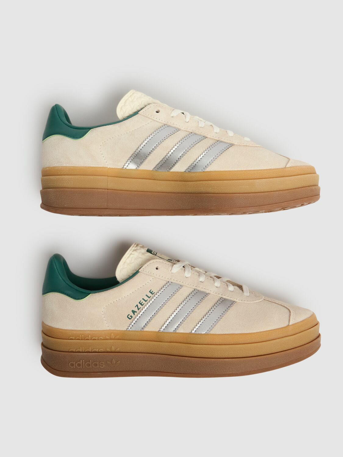 adidas gazelle silver green womens WMNS adidas Gazelle Bold Shoes Better Scarlet