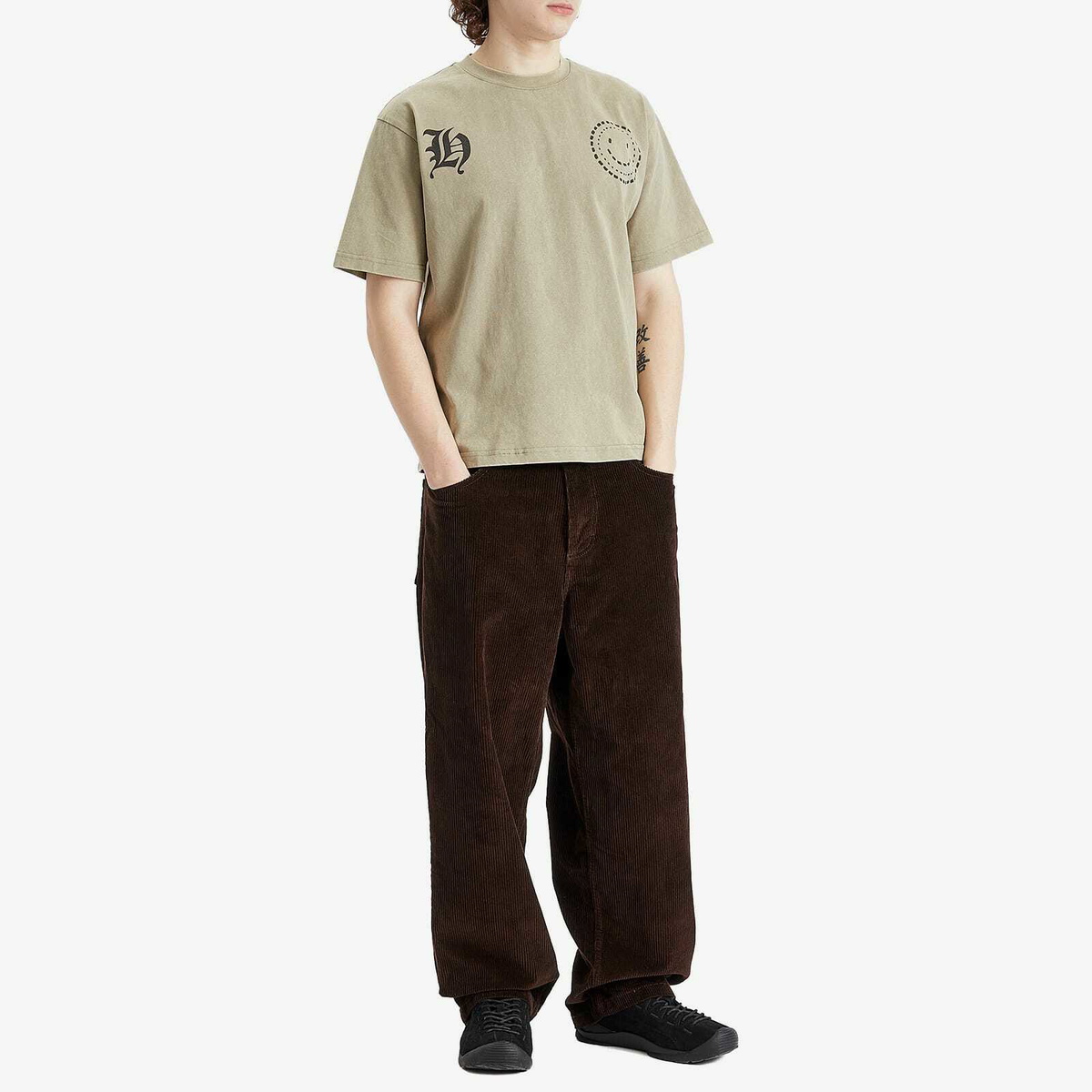 Heresy Men's Stone Dragger T-Shirt in Mushroom