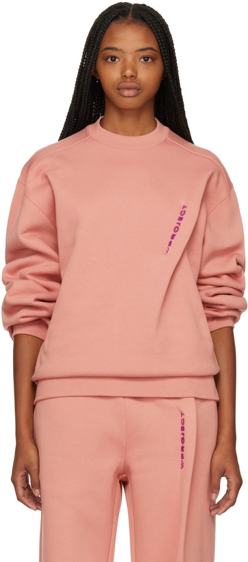 Photo: Y/Project Pink Embroidered Sweatshirt