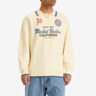 MARKET Men's Pure Gold Collared Sweater in Butter-Cream
