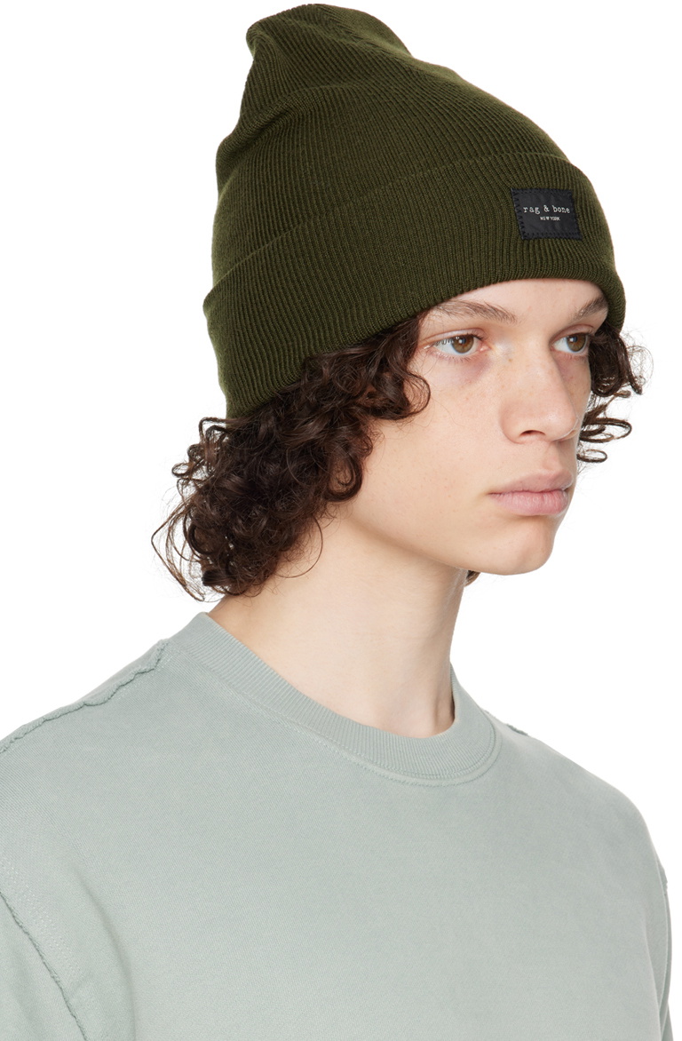 rag & bone Khaki Addison Beanie