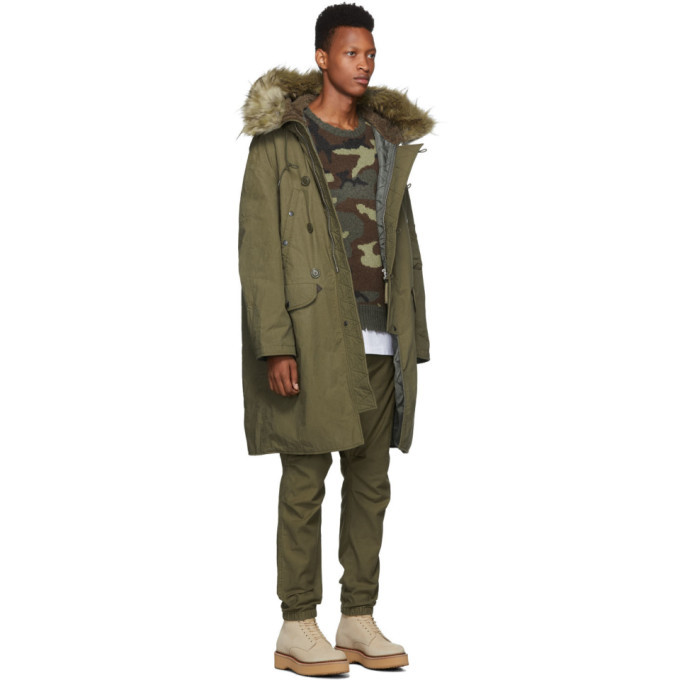 R13 Green N 3b Parka R13