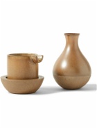 Houseplant - Ceramic Ashtray Set - Brown