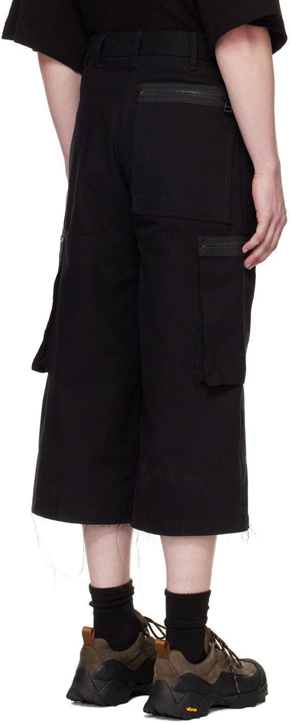 BRYAN JIMENÈZ Black Uniform Cargo Pants
