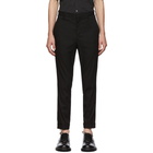 Neil Barrett Black Skinny Zip Trousers