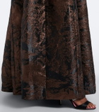 Simkhai Claravelle jacquard gown