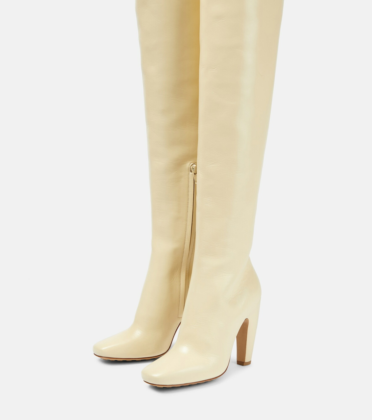 Bottega Veneta - Canalazzo leather over-the-knee boots
