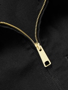 Carhartt WIP - Detroit Corduroy-Trimmed Organic Cotton-Canvas Jacket - Black