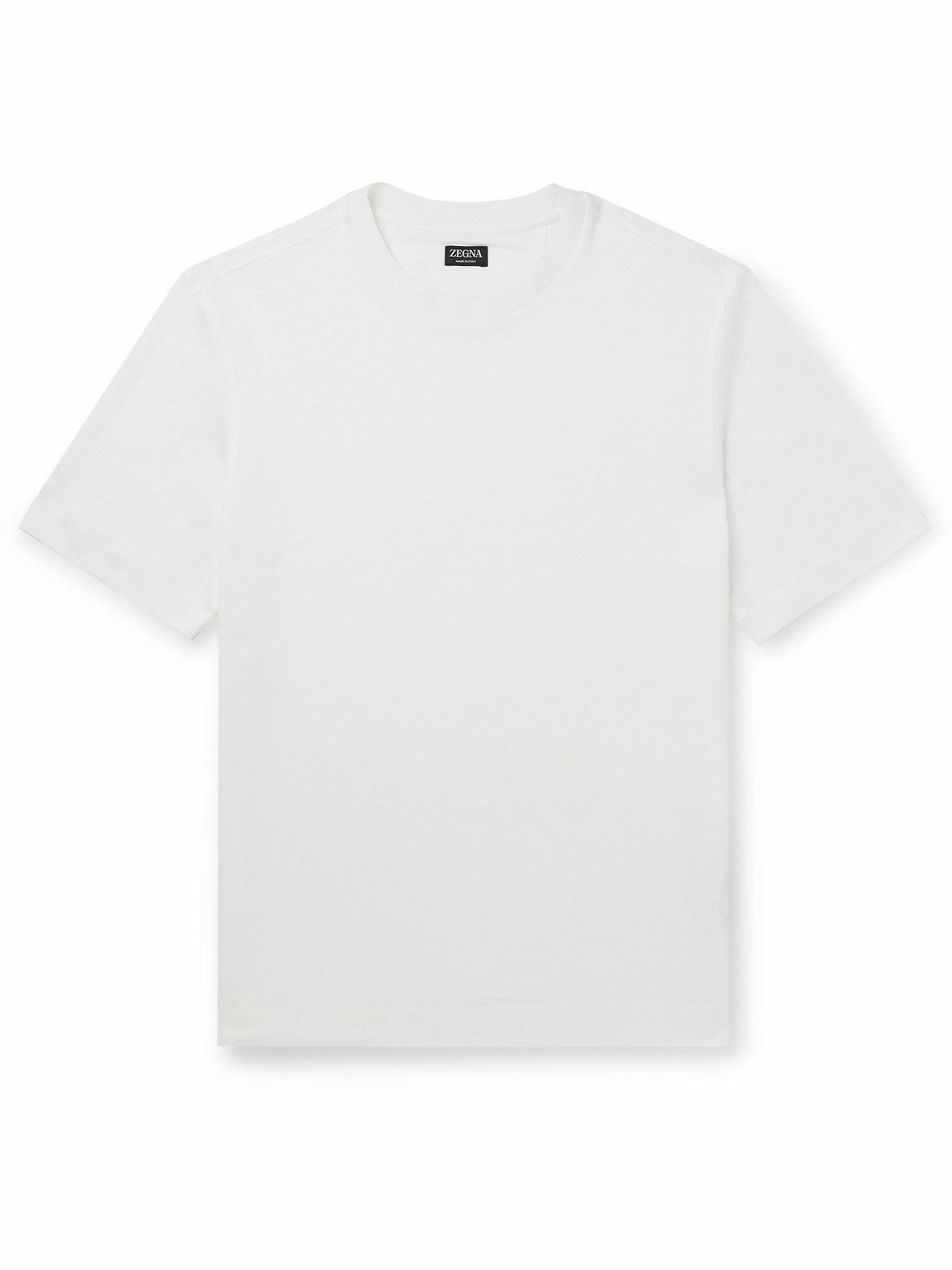 Zegna - Linen T-Shirt - White Zegna