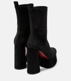 Christian Louboutin - Izamayaz suede platform ankle boots