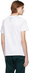 A.P.C. White Mike T-Shirt